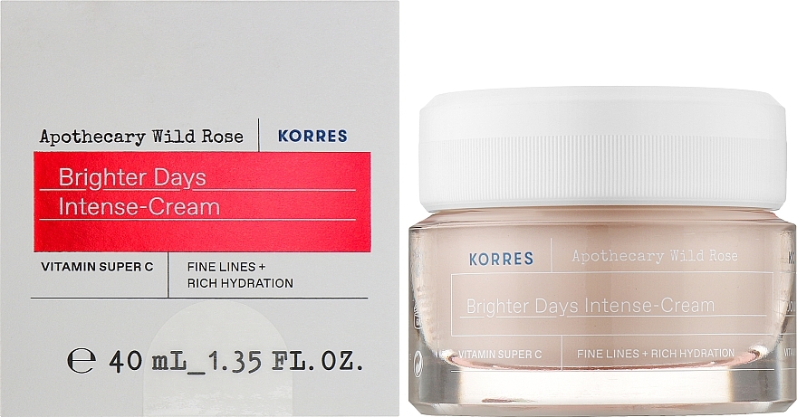 Intensive Tagescreme für das Gesicht - Korres Apothecary Wild Rose Brighter Days Intense-Cream — Bild N2