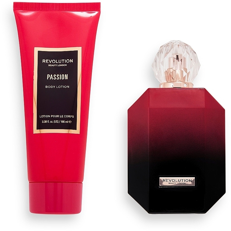 Revolution Beauty Passion - Duftset (Eau de Toilette 100ml + Körperlotion 100ml)  — Bild N1