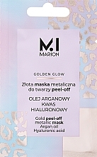 Gesichtsmaske mit Hyaluronsäure und Arganöl - Marion Golden Skin Care Peel-Off Mask — Bild N1