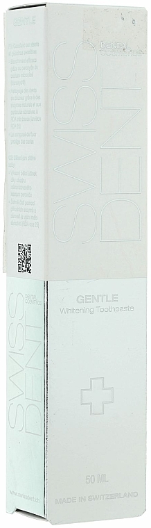 Aufhellende Zahnpasta für empfindliche Zähne Gentle - SWISSDENT Gentle Whitening Toothpaste — Foto N4