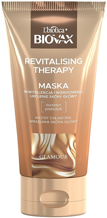 GESCHENK! Haarmaske - L'biotica Biovax Glamour Revitalising Therapy — Bild N1