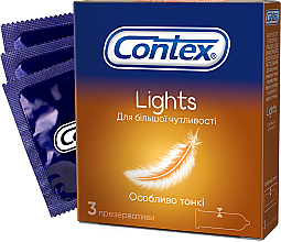 Latex-Kondome 3 St. - Contex Lights — Bild N1