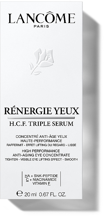 Hochwirksames Anti-Aging-Konzentrat mit dreifacher Wirkung für die Haut um die Augen - Lancome Renergie Yeux H.C.F. Triple Serum  — Bild N2