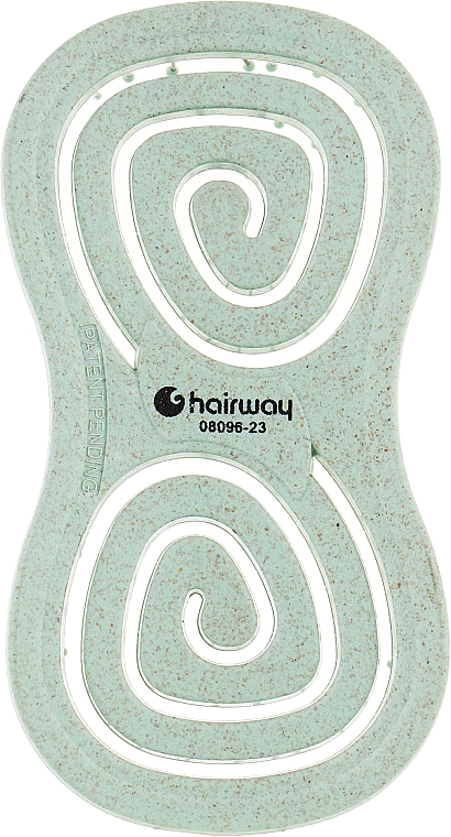 Massagebürste 118 mm minzgrün - Hairway Organica — Bild N2