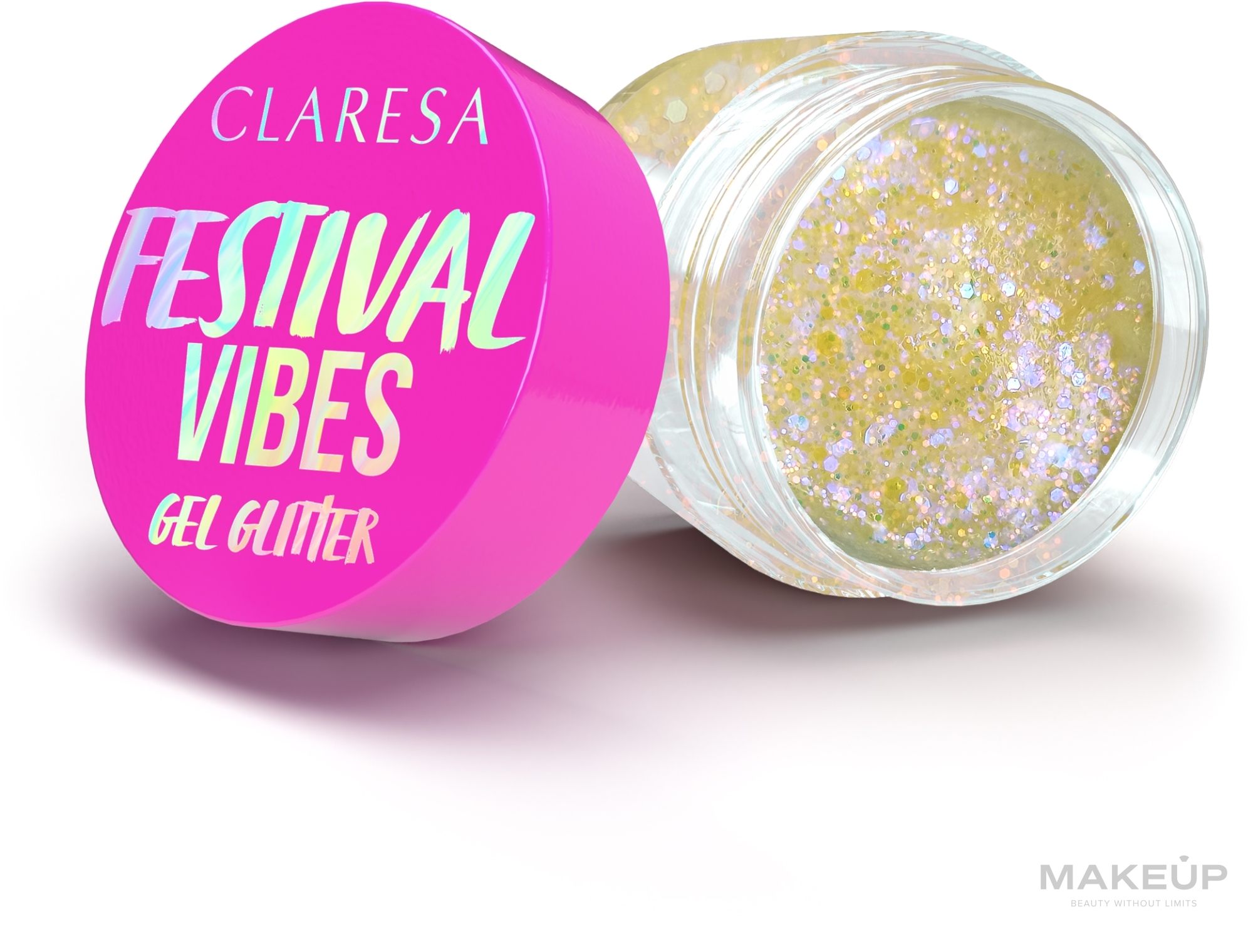 Claresa Festival Vibes  - Glitter für Gesicht und Körper  — Bild 01 - Crazy In Love