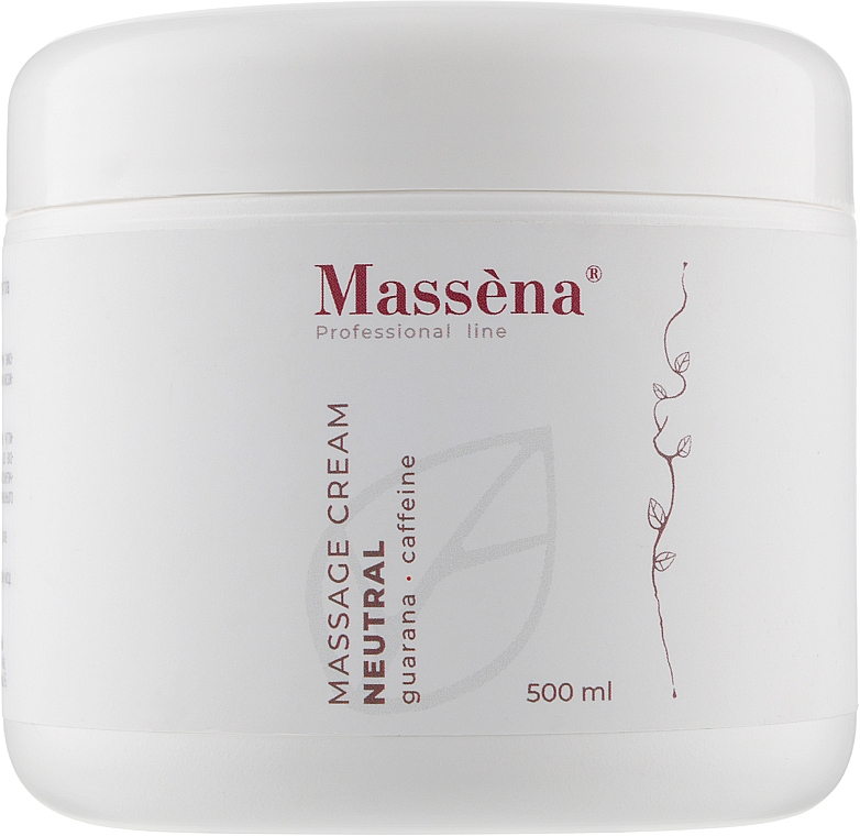 Neutrale Körpermassagecreme - Massena Neutral Massage Cream — Bild N1