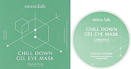 Hydrogel-Augenpatches mit grünem Tee und Adenosin - Neos:lab Chill Down Gel Eye Mask Catechins — Bild N2