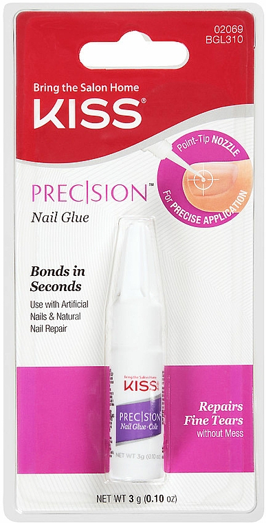 Nagelkleber - Kiss Nail Glue Precision — Bild N1