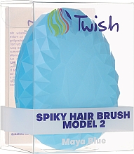 Entwirrbürste blau - Twish Spiky 2 Hair Brush Maya Blue — Bild N3