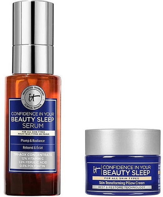 Set - It Cosmetics Best Beauty Sleep Ever Set (serum/30ml + cr/14ml + bag/1pcs) — Bild N2