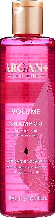 Shampoo für dünnes und lebloses Haar - Argan+ Volume Shampoo African Baobab Oil — Bild N1
