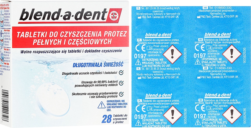 Prothesenreinigungstabletten - Blend-A-Dent — Bild N1