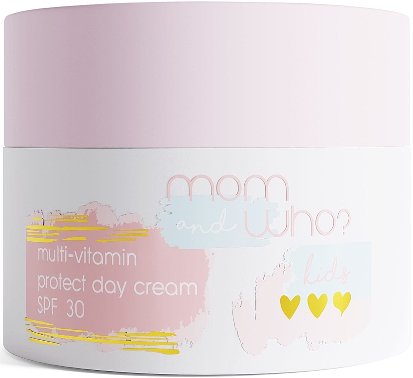 Kinder-Tagescreme mit Multivitaminen - Mom And Who Kids Multi-Vitamin Protect Day Cream SPF30  — Bild N1