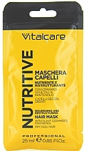 Haarmaske mit pflanzlichen Ceramiden und Panthenol für trockenes Haar - Vitalcare Professional Nutritive Hair Mask  — Bild N2