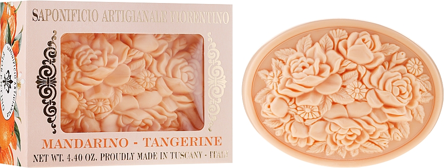 Naturseife mit Mandarinenduft - Saponificio Artigianale Fiorentino Botticelli Mandarin Soap — Bild N1