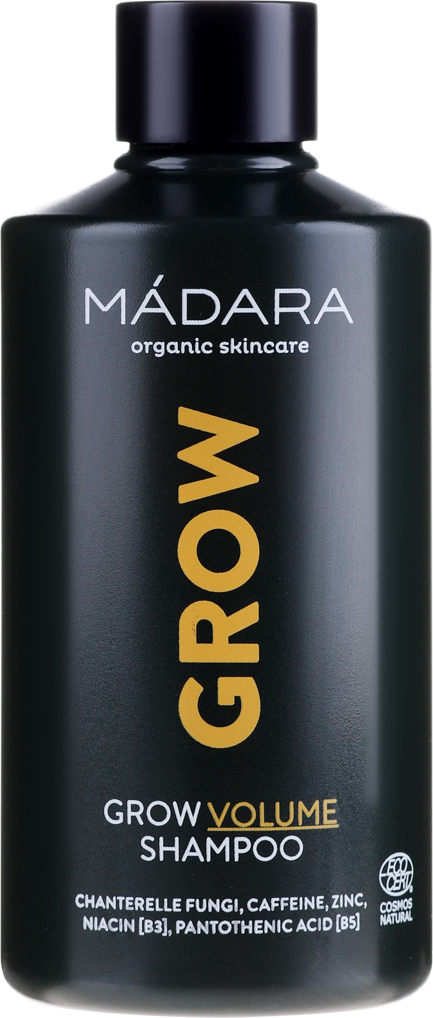 Volumen-Shampoo zur Stimulierung des Haarwachstums mit Koffein, Zink und Pilzextrakt - Madara Cosmetics Grow Volume Shampoo — Bild 250 ml