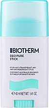 Düfte, Parfümerie und Kosmetik Deostick Antitranspirant mit Mineralkomplex - Biotherm Deo Pure 40ml
