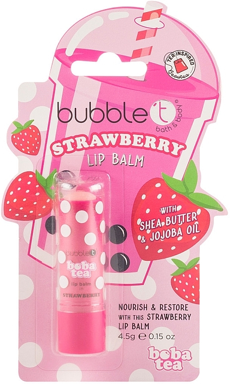 Lippenbalsam - Bubble T Strawberry Lip Balm — Bild N1