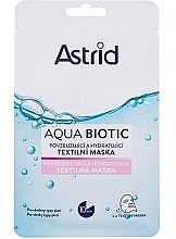 Stimulierende und feuchtigkeitsspendende Textilmaske - Astrid Aqua Biotic Anti-Fatigue and Quenching Tissue Mask — Bild N1