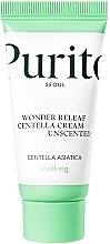 Creme mit Centella für empfindliche Haut - Purito Centella Unscented Recovery Cream (Mini)  — Bild N1