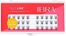 Düfte, Parfümerie und Kosmetik Wimpernbüschel C 0,10, 14 mm - Ibra Fast Line