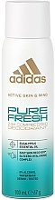 Deospray Antitranspirant für Frauen - Adidas Active Skin & Mind Pure Fresh 24h Deodorant — Bild N1