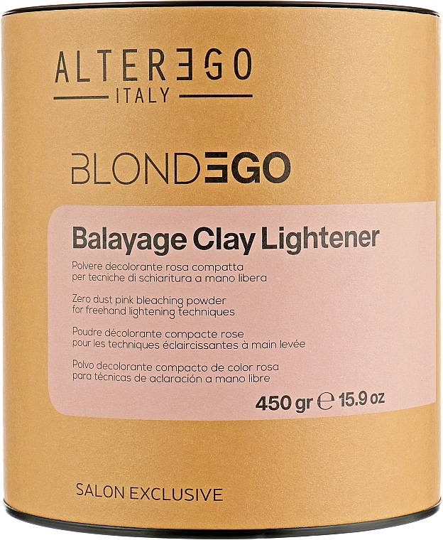 Aufhellendes Pulver mit Ton - Alter Ego BlondEgo Balayage Clay Lightener — Bild N1