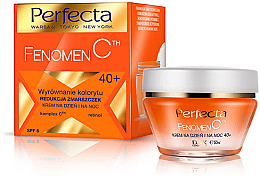 Düfte, Parfümerie und Kosmetik Ausgleichende Anti-Falten Gesichtscreme für Tag und Nacht mit Retinol 40+ - Perfecta Fenomen C 40+ Cream