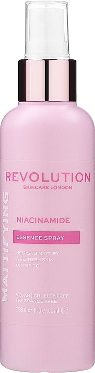 Mattierendes Gesichtsspray mit Niacinamid - Revolution Skincare Niacinamide Mattifying Essence Spray — Bild N1