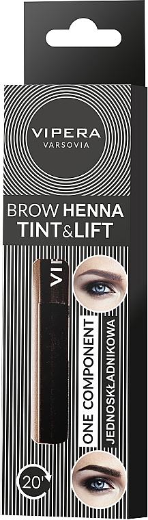 Henna für Augenbrauen - Vipera Tint&Lift Brow Henna — Bild N1