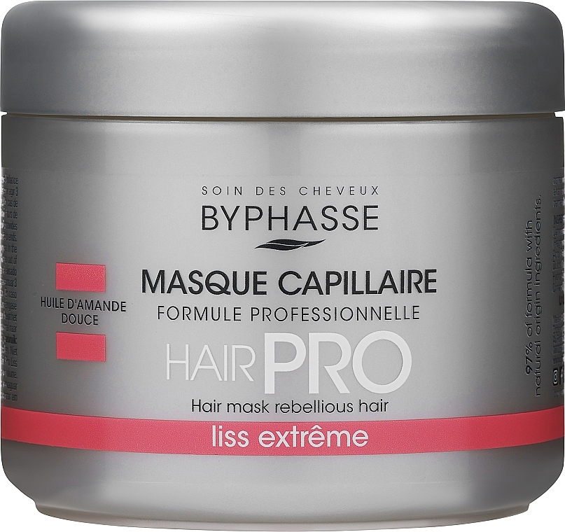 Haarmaske für mehr Glanz und Geschmeidigkeit - Byphasse Hair Pro Mask Liss Extreme — Bild N1