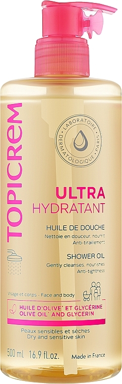 Ultra-feuchtigkeitsspendendes Duschöl - Topicrem Ultra-Moisturizing Oil — Bild N1