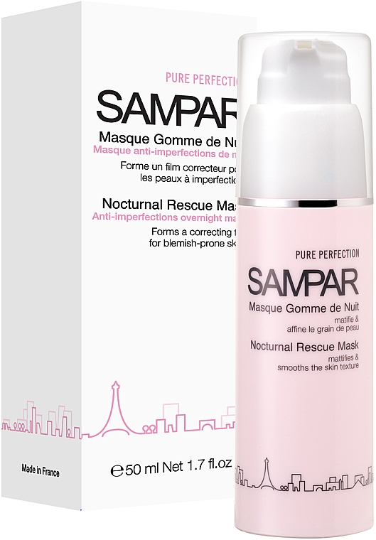 Gesichtsmaske gegen Akne für die Nacht - Sampar Pure Perfection Nocturnal Rescue Mask — Bild N3