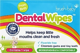 Einweg-Zahnreinigungstücher für Babys DentalWipes - Brush-Baby — Bild N2