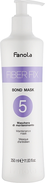 Haarmaske - Fanola Fiber Fix Bond Mask 5 Maintenance — Bild N1