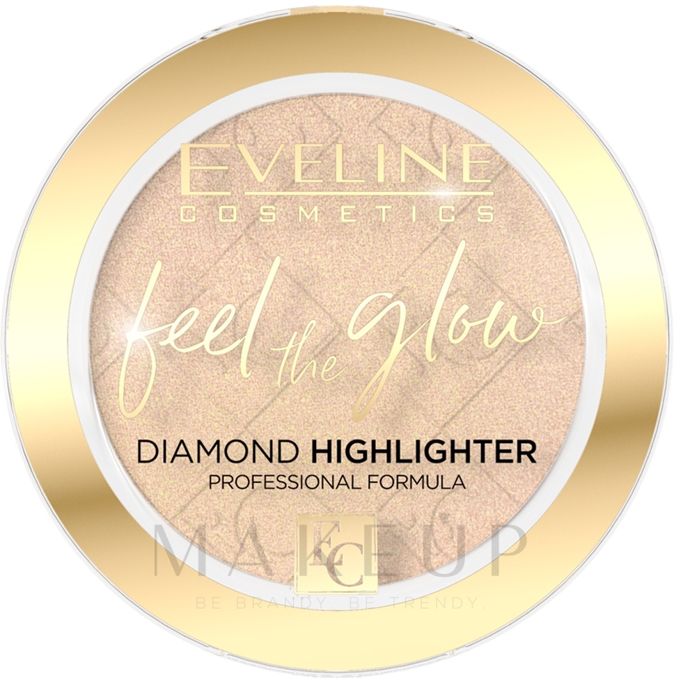 Highlighter für das Gesicht - Eveline Cosmetics Feel The Glow Diamond Highlighter — Bild 01