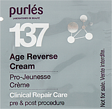 GESCHENK! Verjüngende Gesichtscreme - Purles Clinical Repair Care 137 Age Reverse Cream (Probe)  — Bild N1