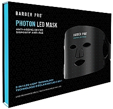 Professionelle Anti-Ageing-LED-Maske für Männer - BarberPro Photon Led Light Therapy Facial Mask — Bild N2