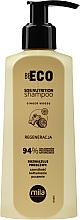 Düfte, Parfümerie und Kosmetik Regenerierendes Shampoo für strapaziertes Haar mit Mandelöl, Arganöl und pflanzlichem Keratin - Mila Professional Be Eco SOS Nutrition Shampoo