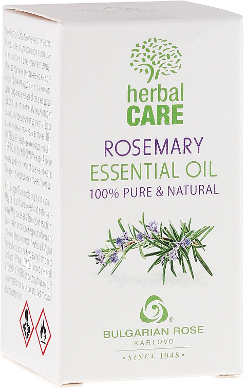 Ätherisches Öl Rosmarin - Bulgarian Rose Herbal Care Essential Oil — Bild N1