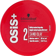 Formbare Stylingpaste mit Kaolinerde - Schwarzkopf Professional Osis+ Texture Sand Clay — Bild N1