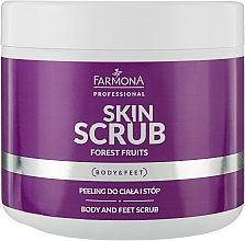 Düfte, Parfümerie und Kosmetik Körper-und Fußpeeling Wilde Beeren - Farmona Professional Forest Fruits Skin Scrub