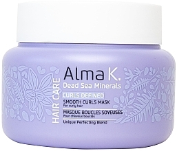 Düfte, Parfümerie und Kosmetik Glättende Maske für krauses Haar - Alma K. Curls Defined Smooth Curls Mask