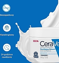 Feuchtigkeitsspendende Gesichts- und Körpercreme mit 3 essentiellen Ceramiden und Hyaluronsäure - CeraVe Moisturising Cream — Bild N4