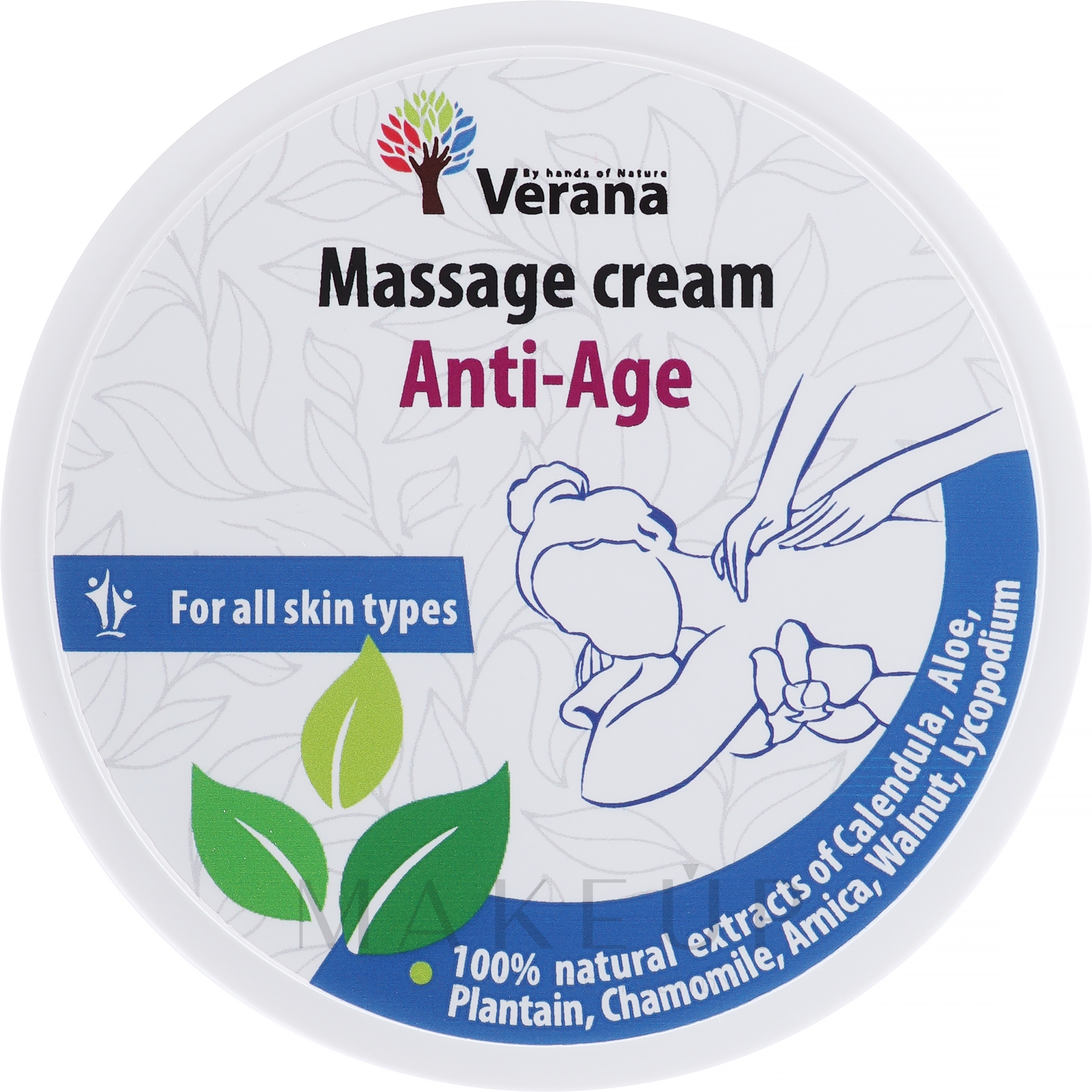 Anti-Aging-Massagecreme - Verana Massage Cream Anti Age  — Bild 200 g