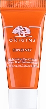 GESCHENK! Erfrischende Augenkonturcreme - Origins Ginzing Refreshing Eye Cream To Brighten And Depuff (Mini)  — Bild N1