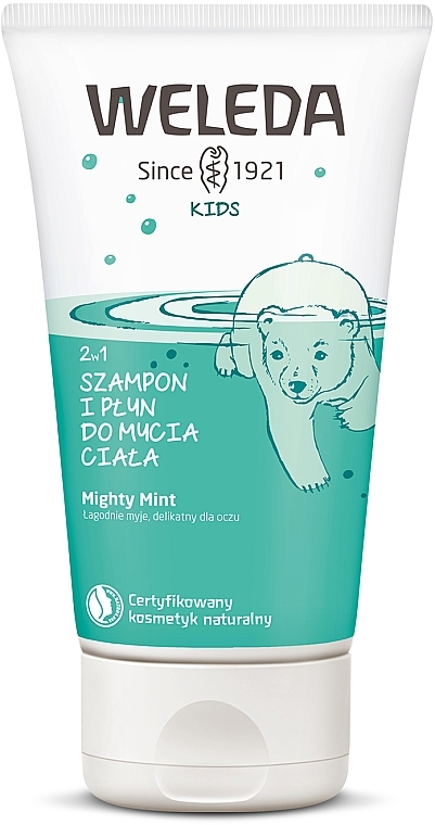 2in1 Mildes Shampoo und Duschgel für Kinder mit frischer Minze - Weleda Kids Magic Mint — Bild N1