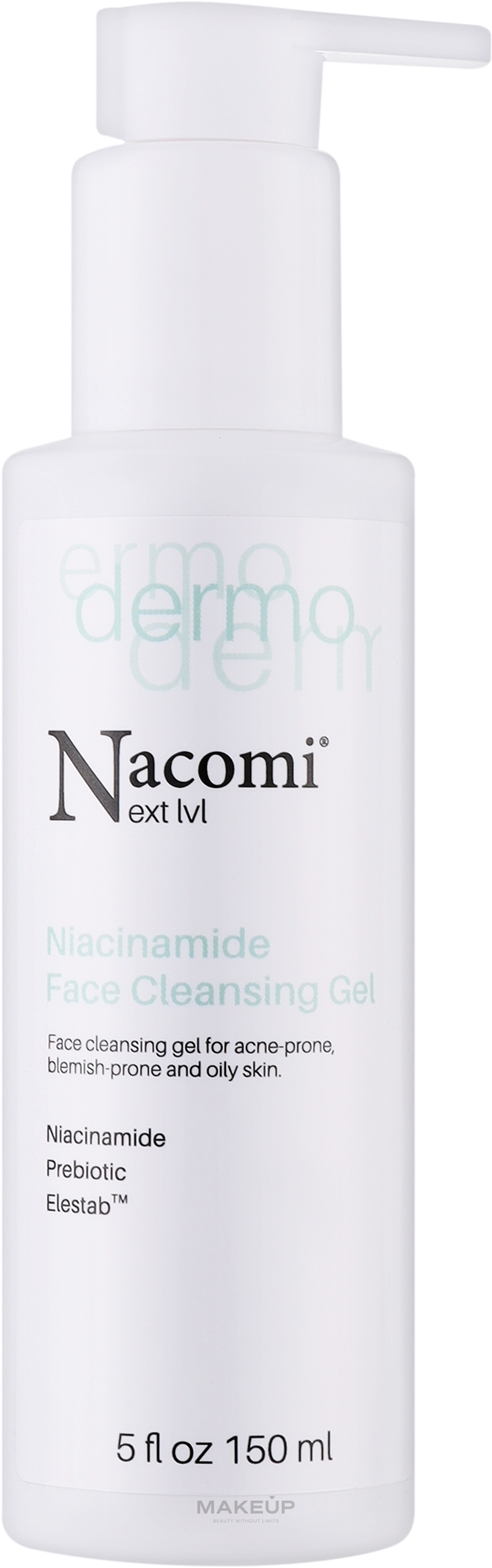 Waschgel - Nacomi Next Level Dermo Niacinamide Facial Cleansing Gel — Bild 150 ml