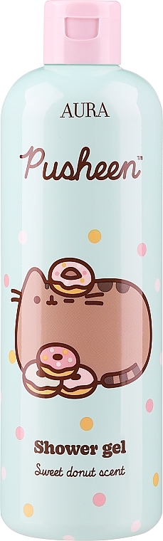 Duschgel mit dem Duft süßer Donuts - Aura Cosmetics Pusheen Shower Gel Sweet Donut Scent  — Bild N1