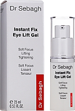 Lifting-Gel für die Haut um die Augen - Dr Sebagh Instant Fix Eye Lift Gel — Bild N2